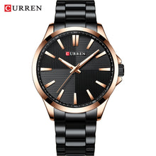 Load image into Gallery viewer, Luxury Brand Men Watches Gold Stainless Steel Band CURREN Luxury Quartz Watch Mens Waterproof Business Man