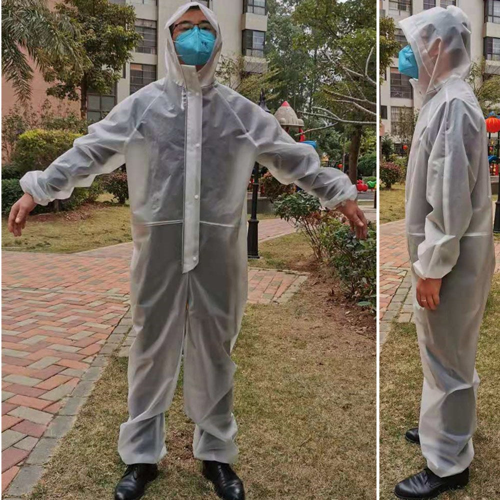 Corona Virus Protection Suit Chemical Protective Clothing Epidemic Prevention Isolation Waterproof Non-Disposable Dust proof Clothes Raincoat